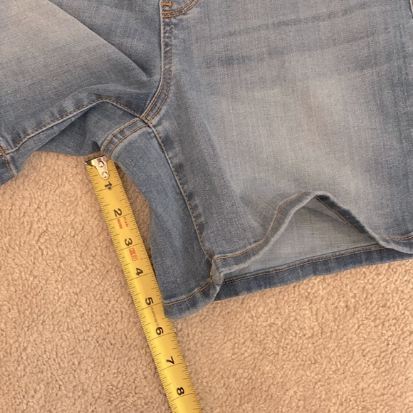 Judy Blue Mazie Pull On High Waist Blue Denim Jean Shorts Women's Size‎ M - Picture 8 of 8